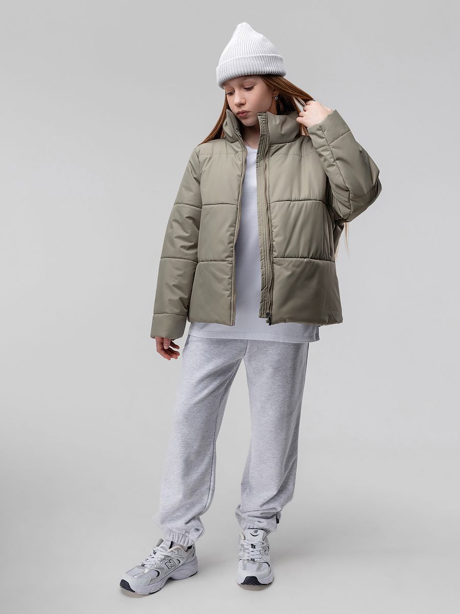 Куртка с воротником стойкой - фото 5