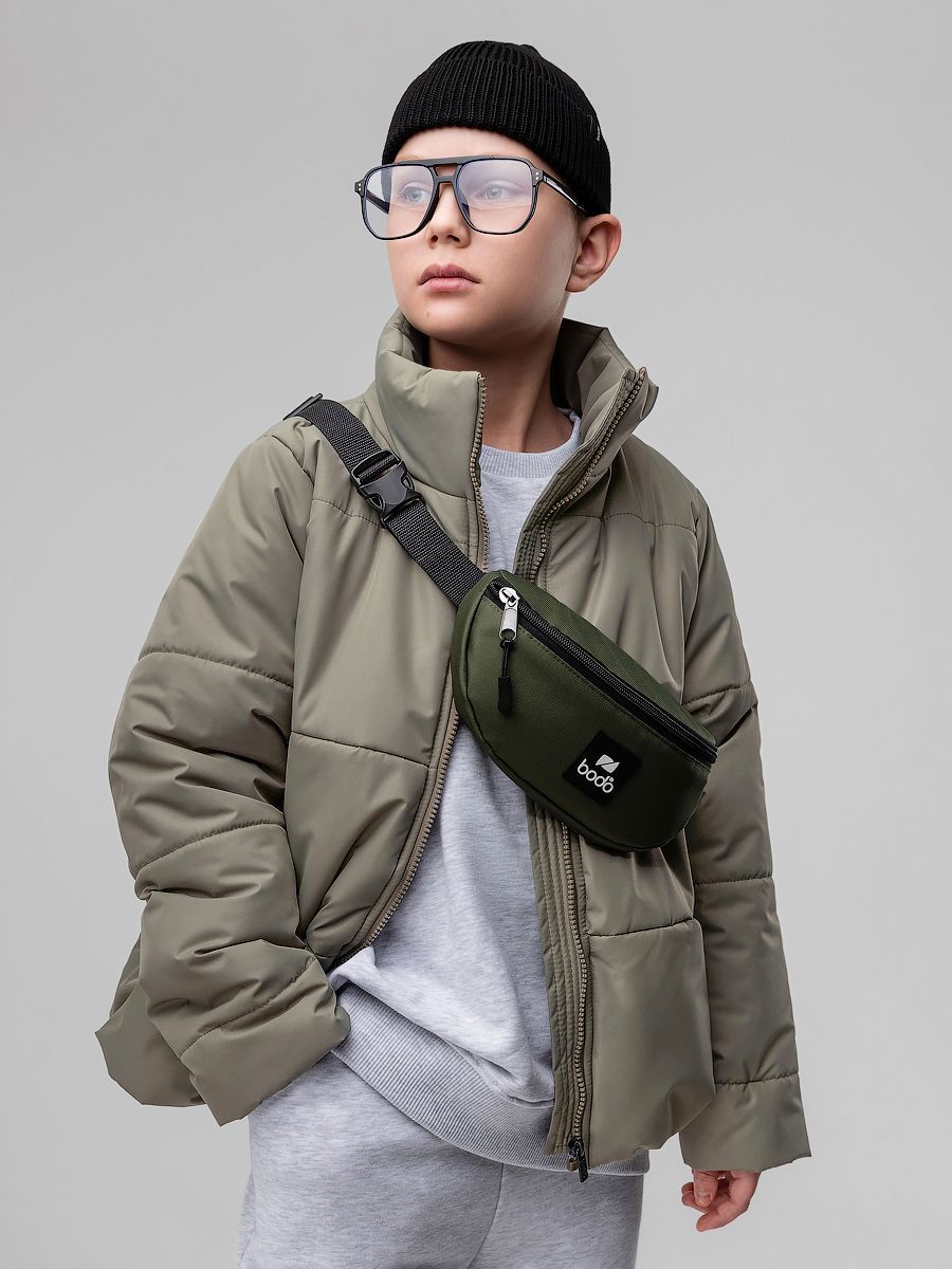 Куртка с воротником стойкой - фото 2