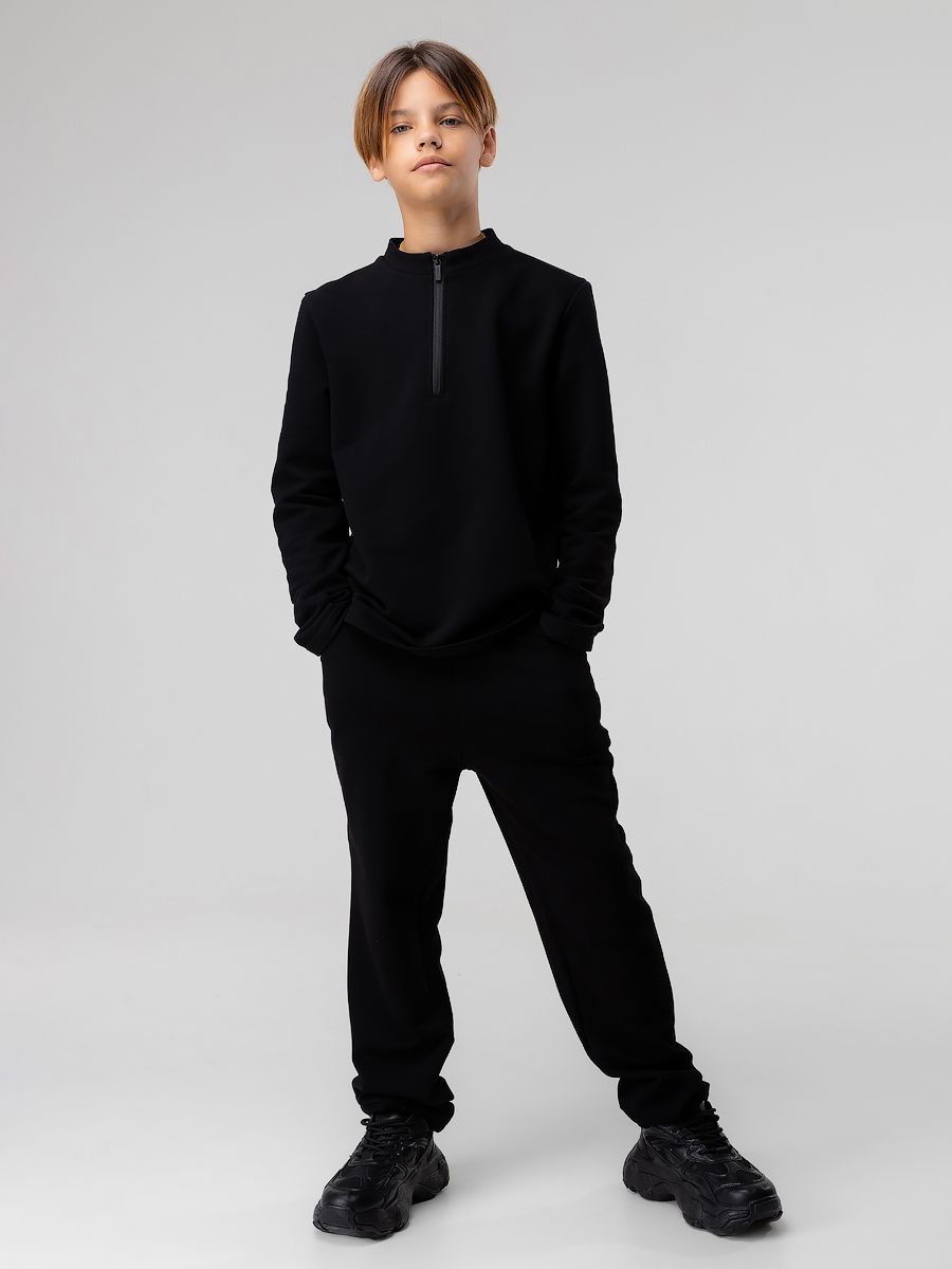 Лонгслив с воротником на молнии - фото 7