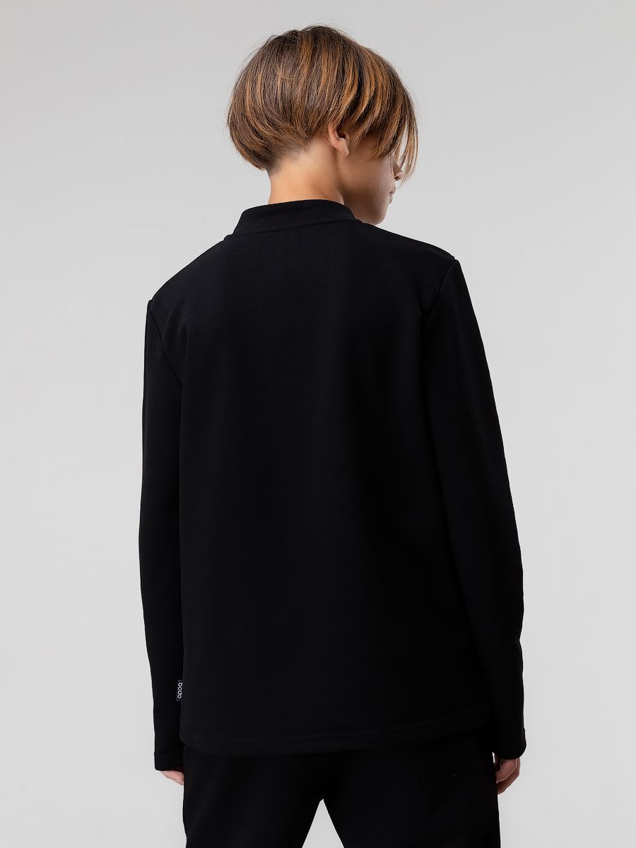 Лонгслив с воротником на молнии - фото 6