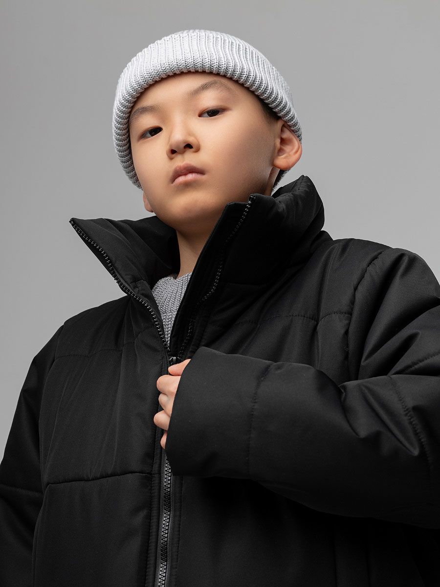 Куртка с воротником стойкой - фото 3