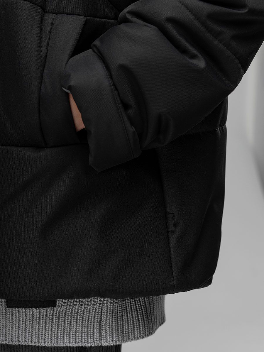 Куртка с воротником стойкой - фото 6