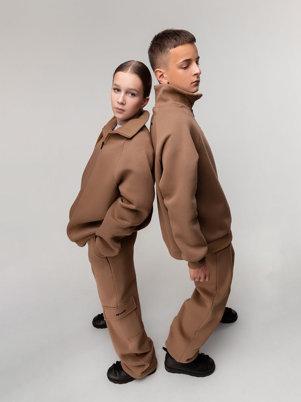 Костюм на полузамке с начёсом - фото 5