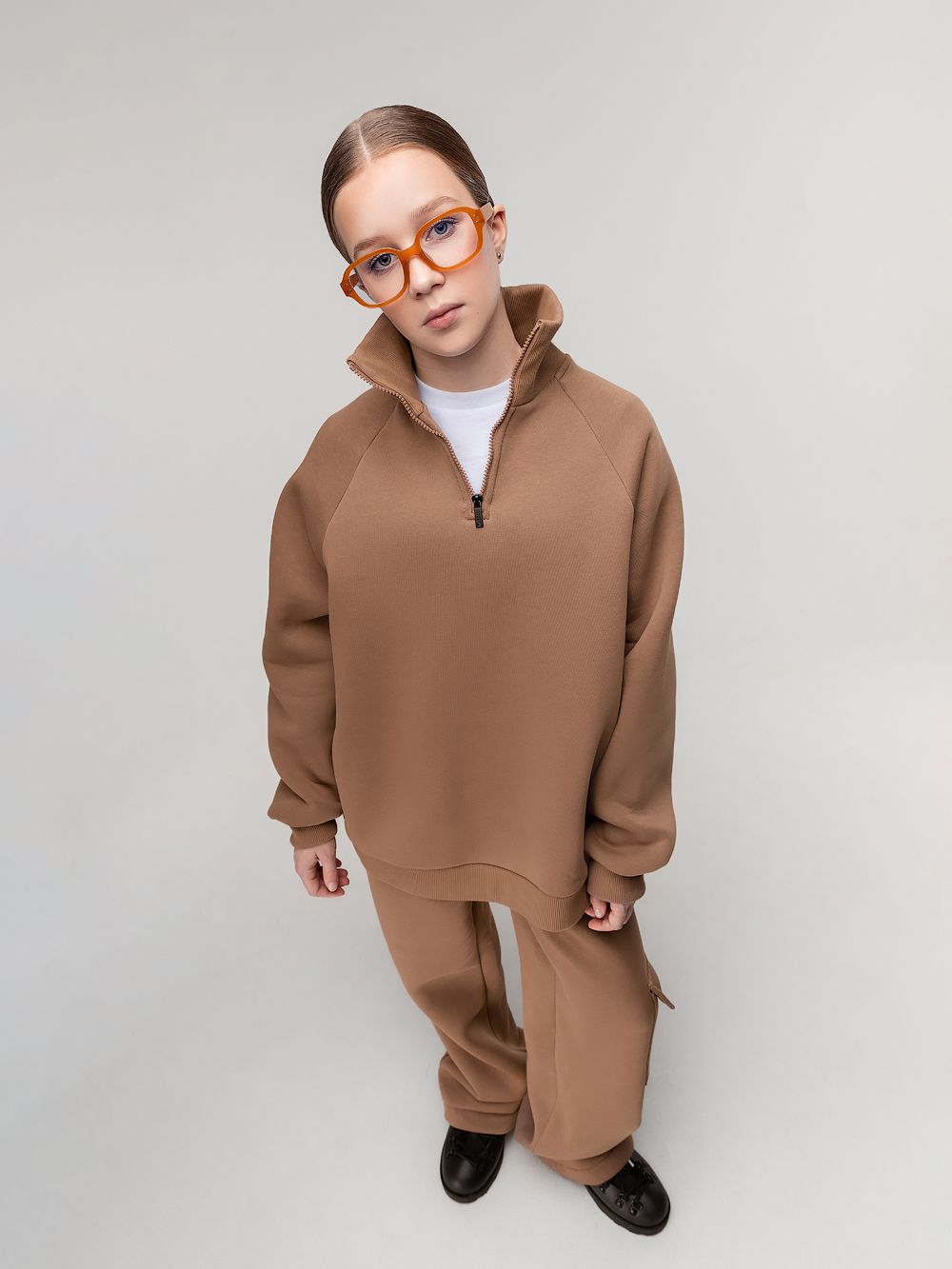 Костюм на полузамке с начёсом - фото 7