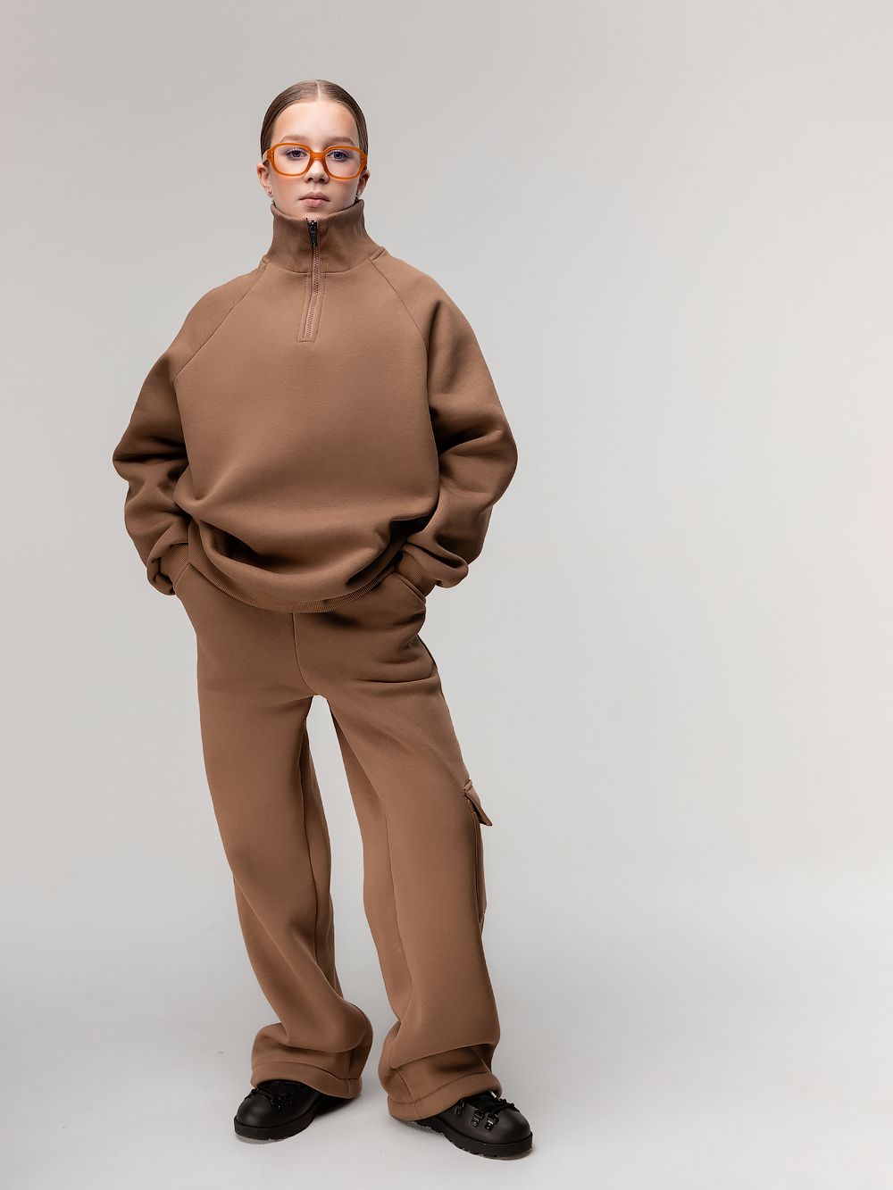 Костюм на полузамке с начёсом - фото 9