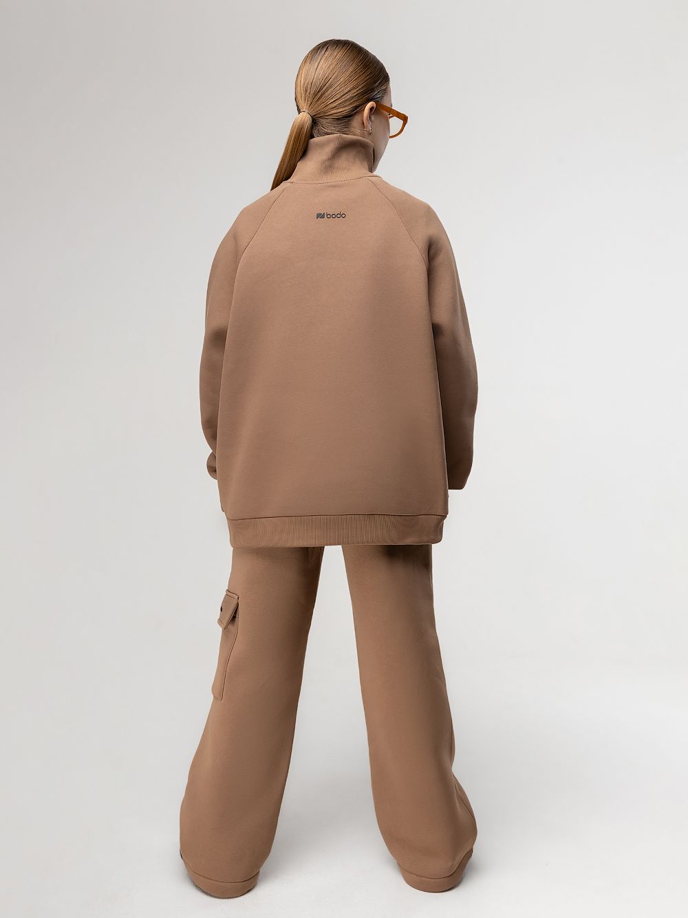 Костюм на полузамке с начёсом - фото 13