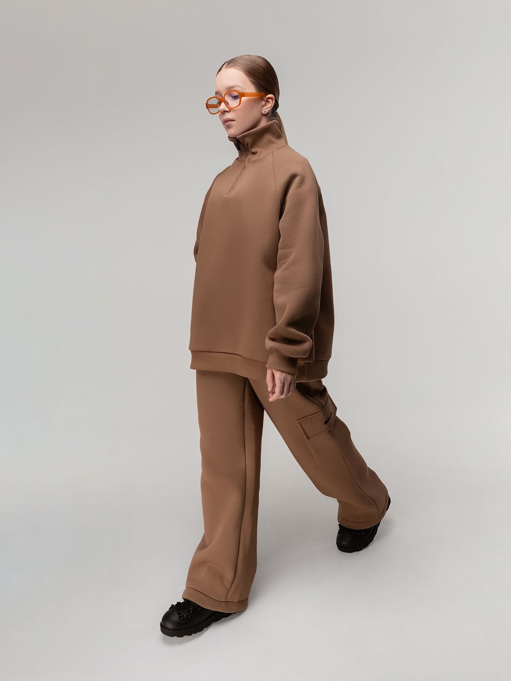 Костюм на полузамке с начёсом - фото 15