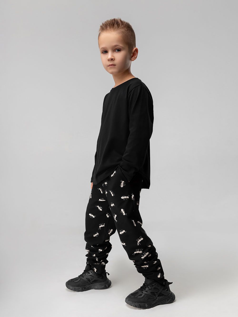 Брюки - джогерры с набивкой Брюки - джогерры с набивкой - фото 2