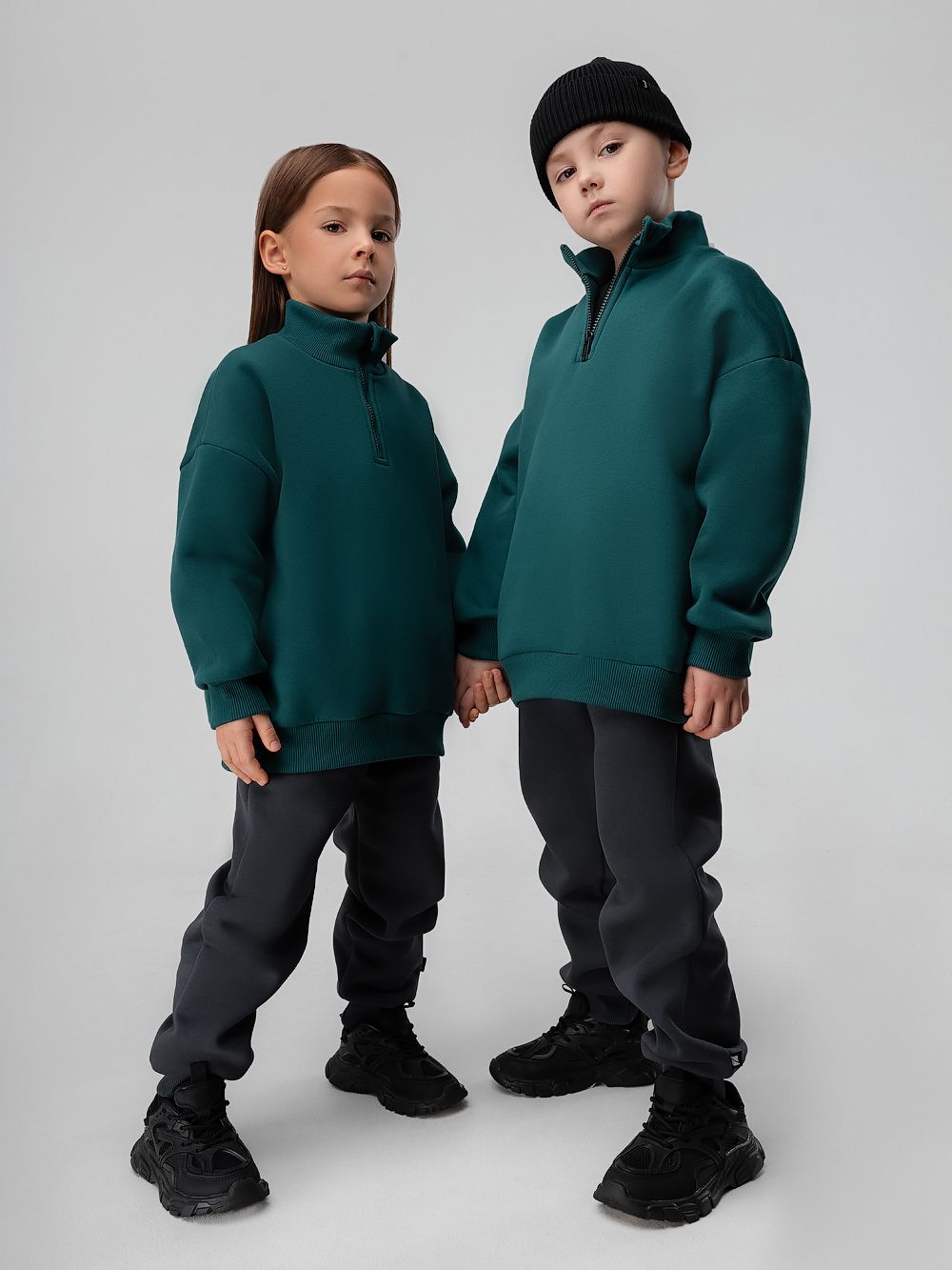 Толстовка полузамок на молнии - фото 2