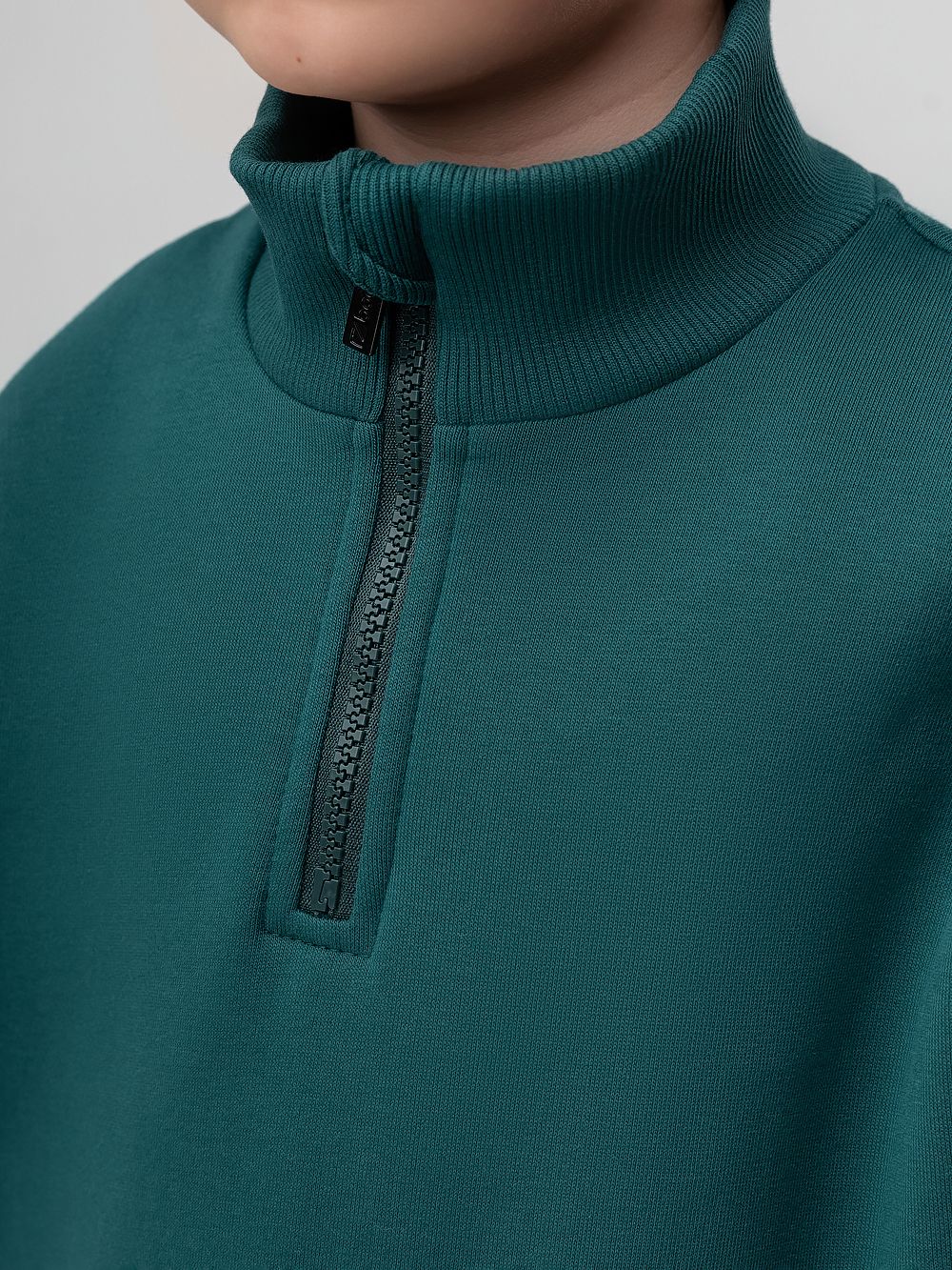 Толстовка полузамок на молнии - фото 4