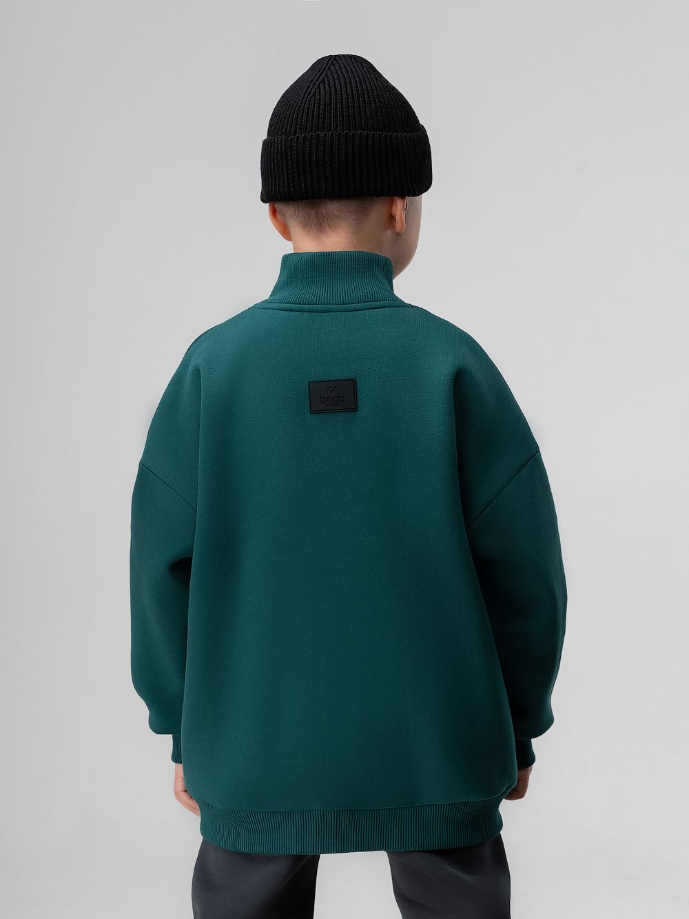 Толстовка полузамок на молнии - фото 7