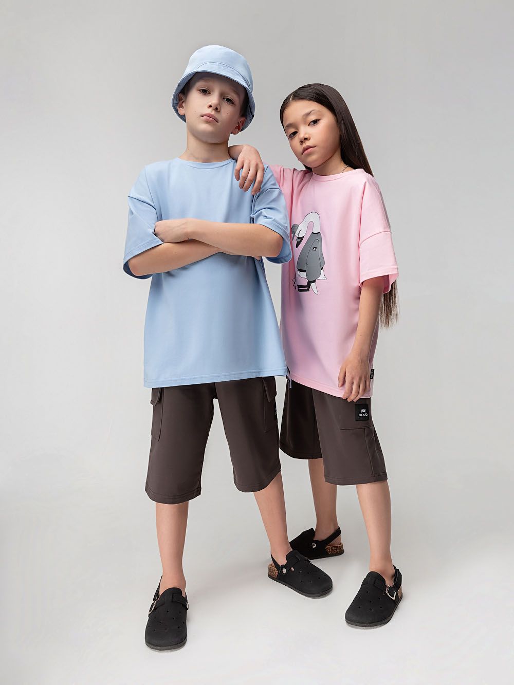 Шорты с накладными карманами - фото 1