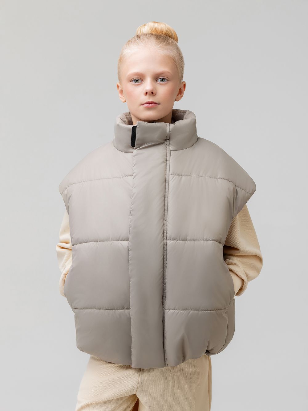 Жилет утеплённый с утяжкой - фото 4