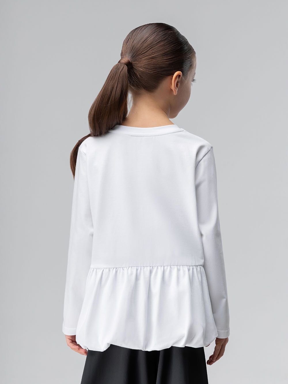 Лонгслив с баской - фото 5