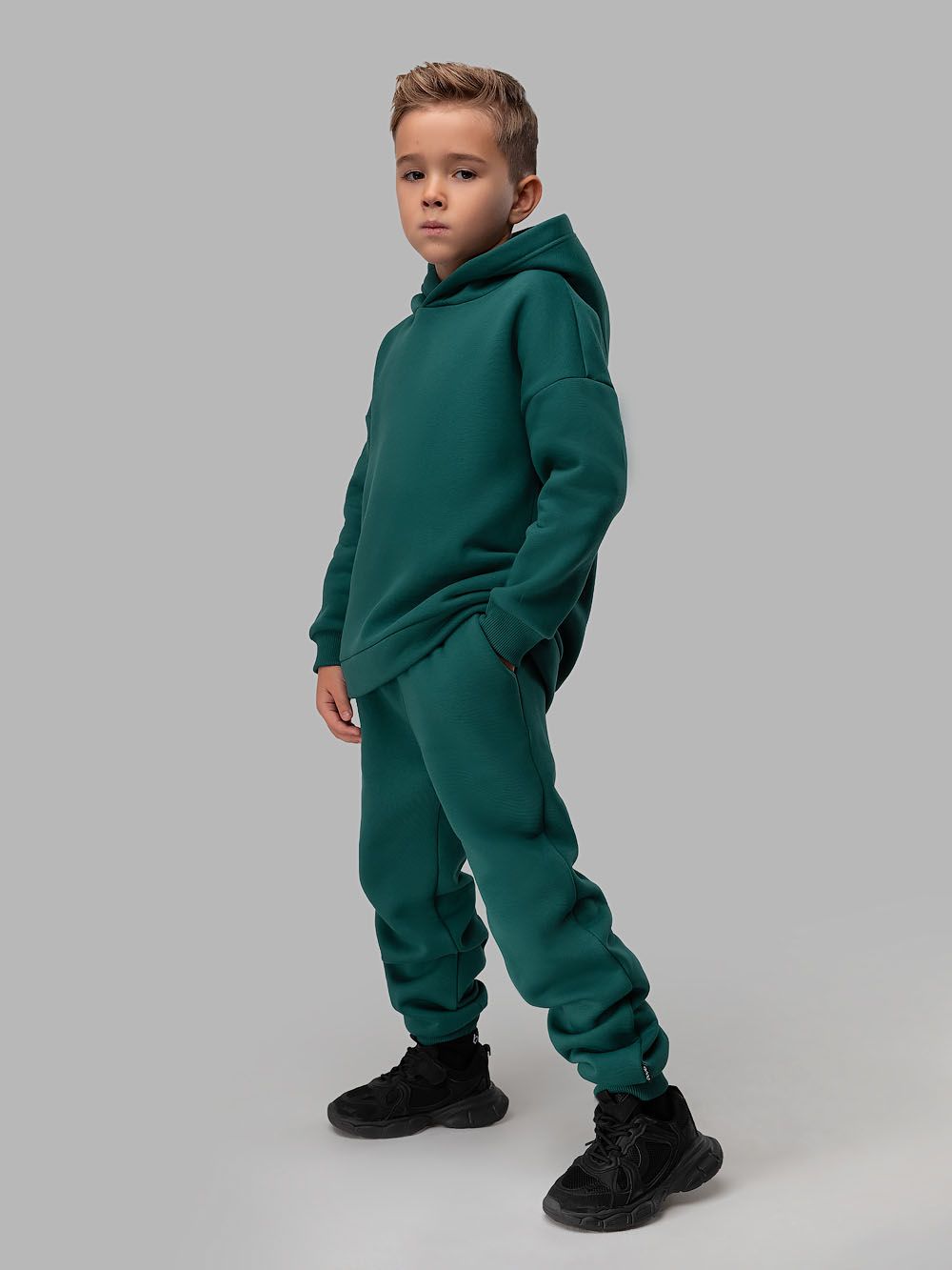 Костюм с капюшоном утепленный - фото 4