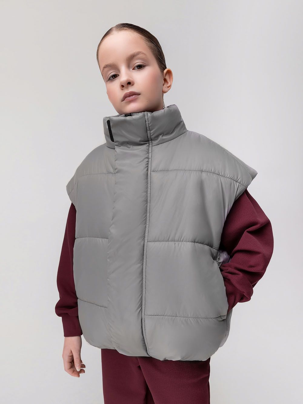 Жилет утеплённый с утяжкой - фото 2