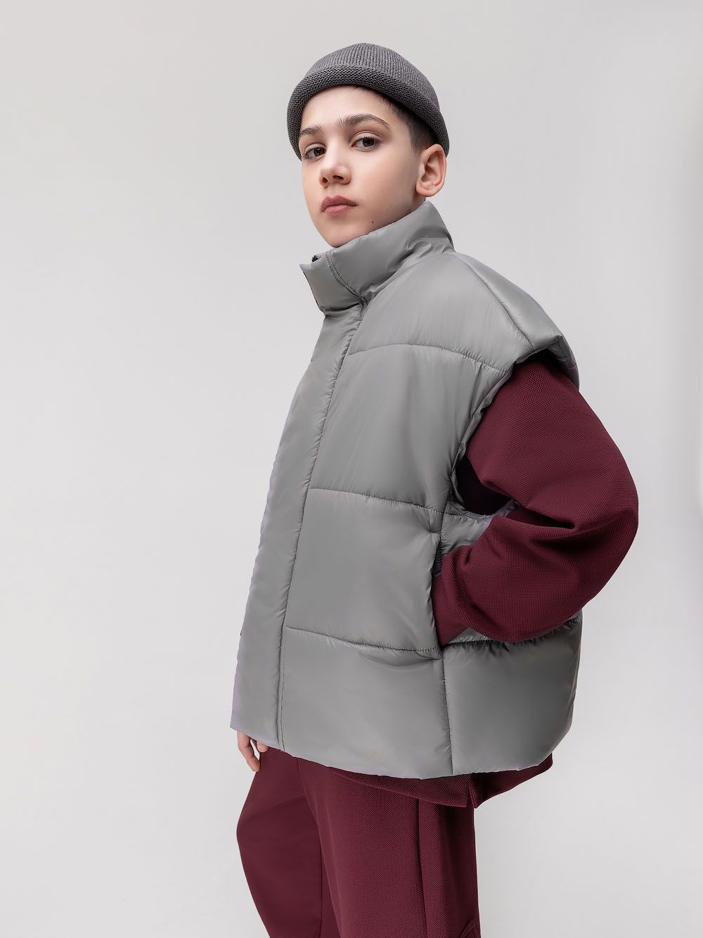 Жилет утеплённый с утяжкой - фото 7