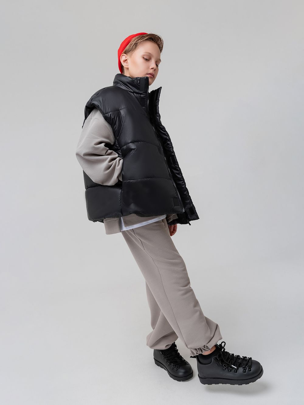 Жилет утеплённый с утяжкой - фото 4