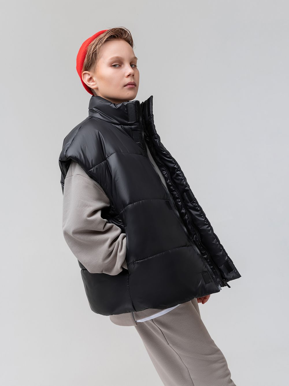 Жилет утеплённый с утяжкой - фото 5