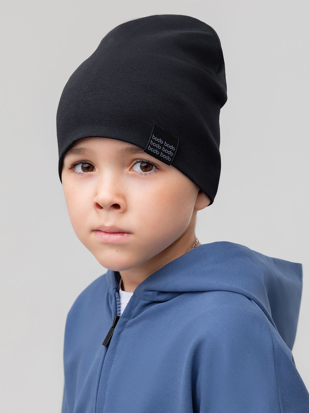 Шапка с нашивкой - фото 2