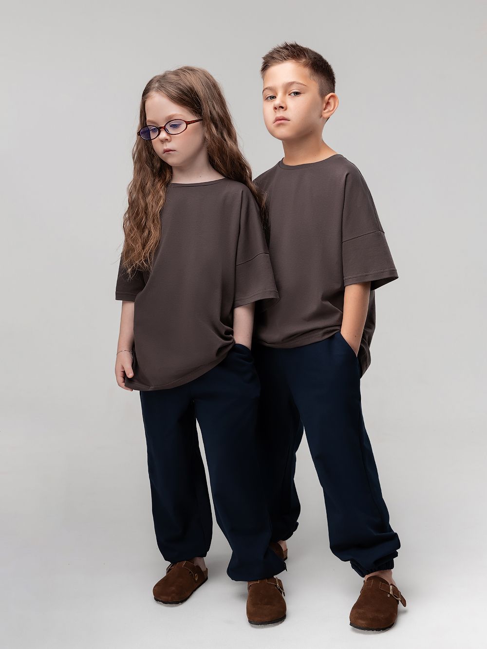 Брюки свободные на резинке - фото 1