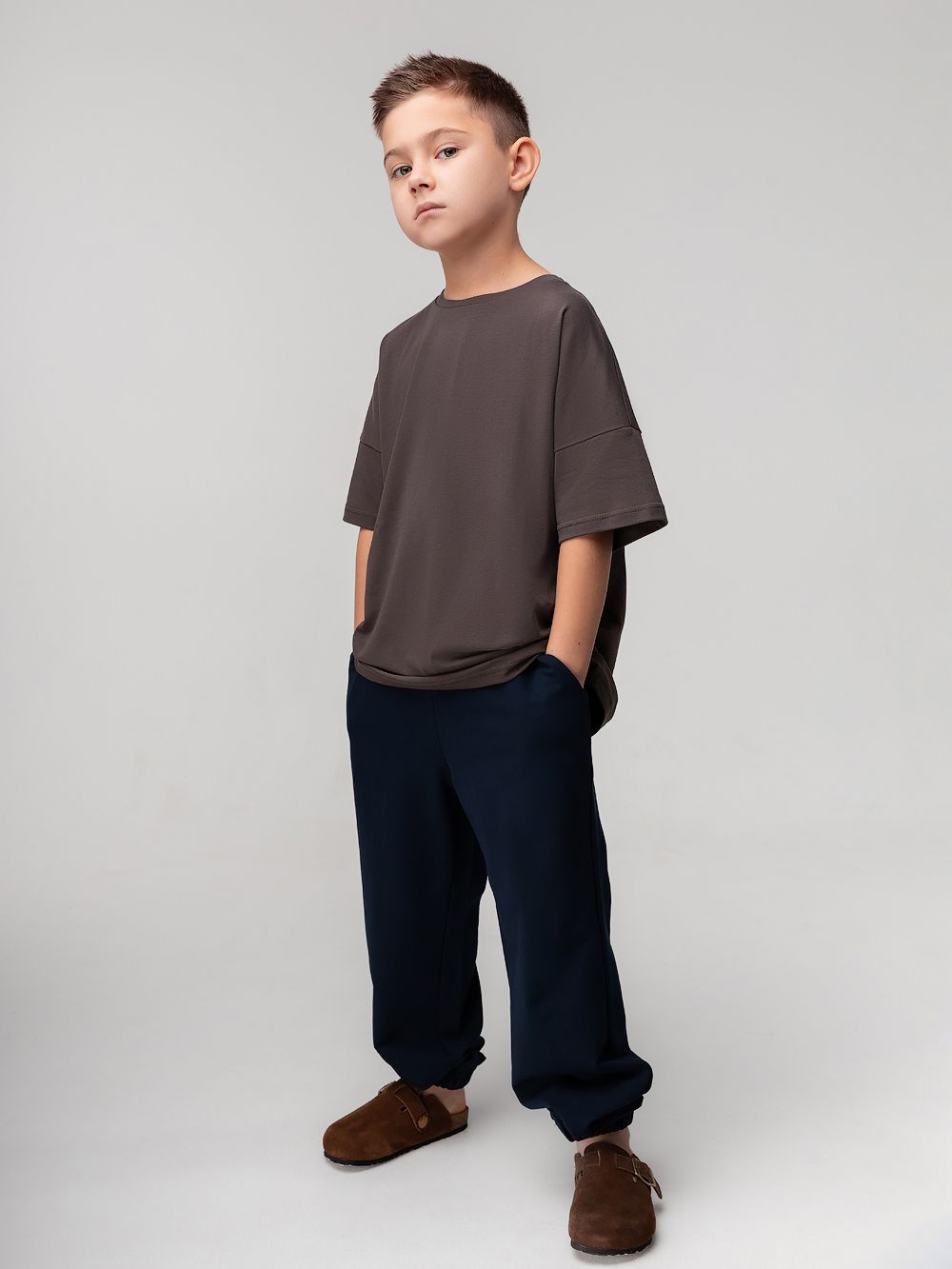 Брюки свободные на резинке - фото 3