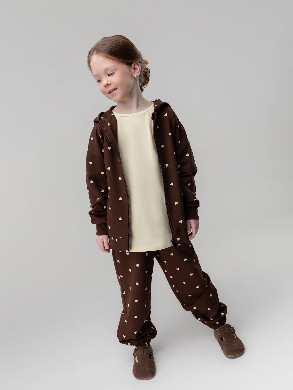 Костюм на молнии с сердечками - фото 5