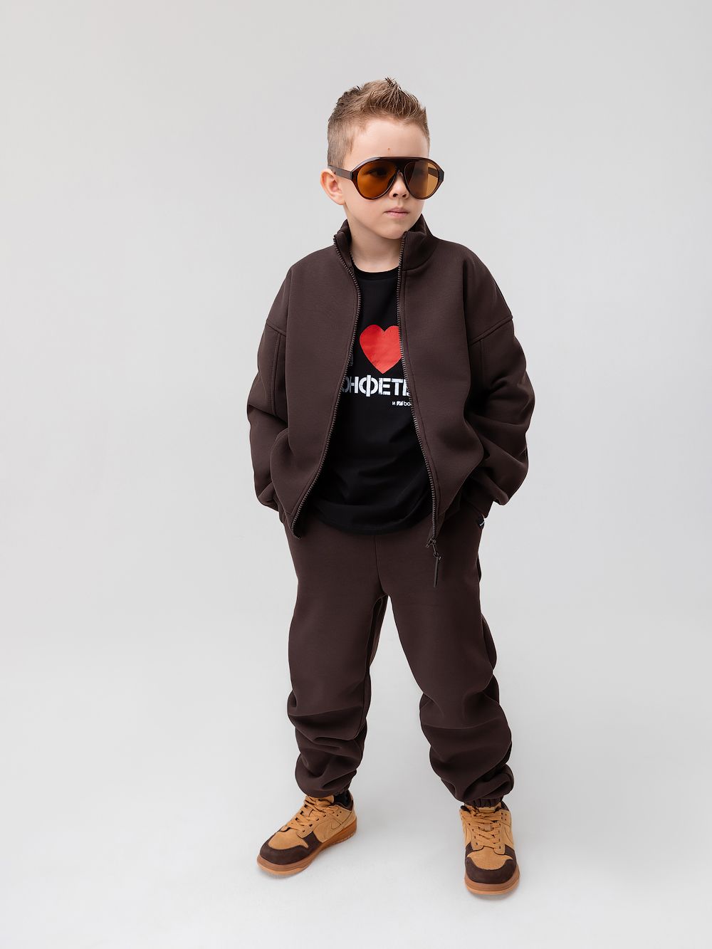 Костюм на молнии с начёсом - фото 1