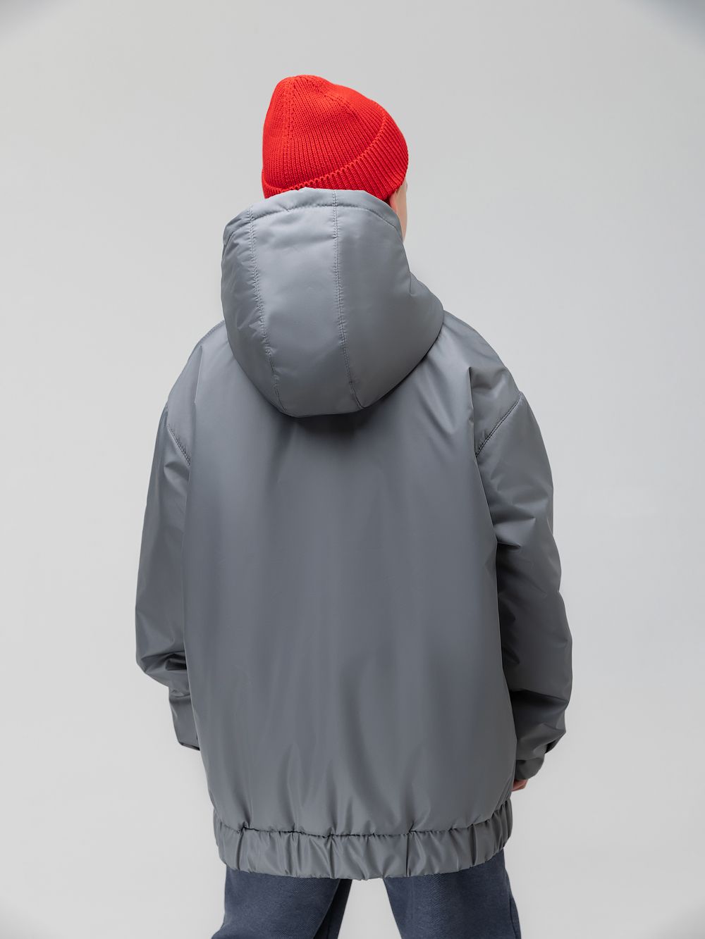 Куртка с капюшоном со стойкой - фото 8