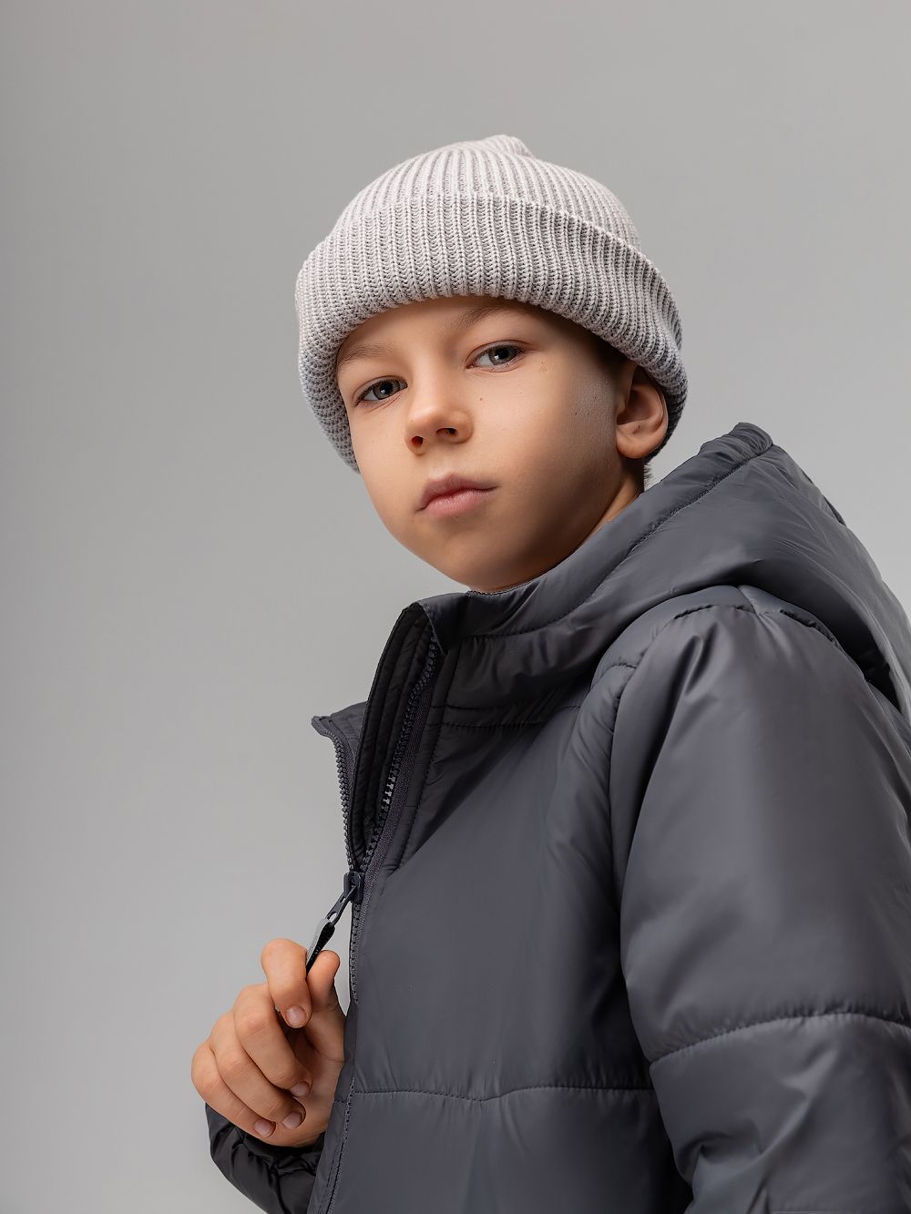 Шапка - тыковка вязаная - фото 1