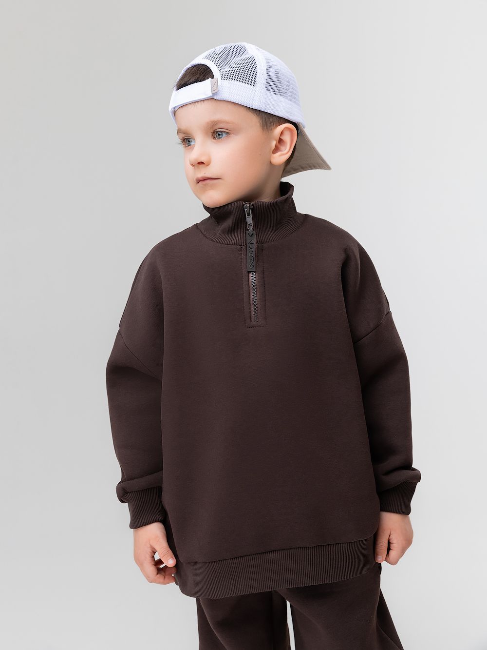 Костюм на полузамке с начёсом - фото 4