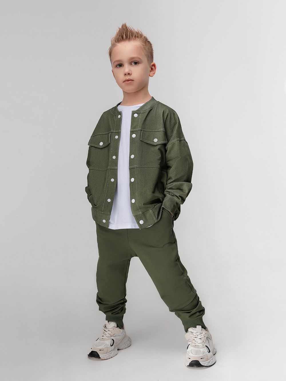 Брюки с манжетами внизу - фото 3