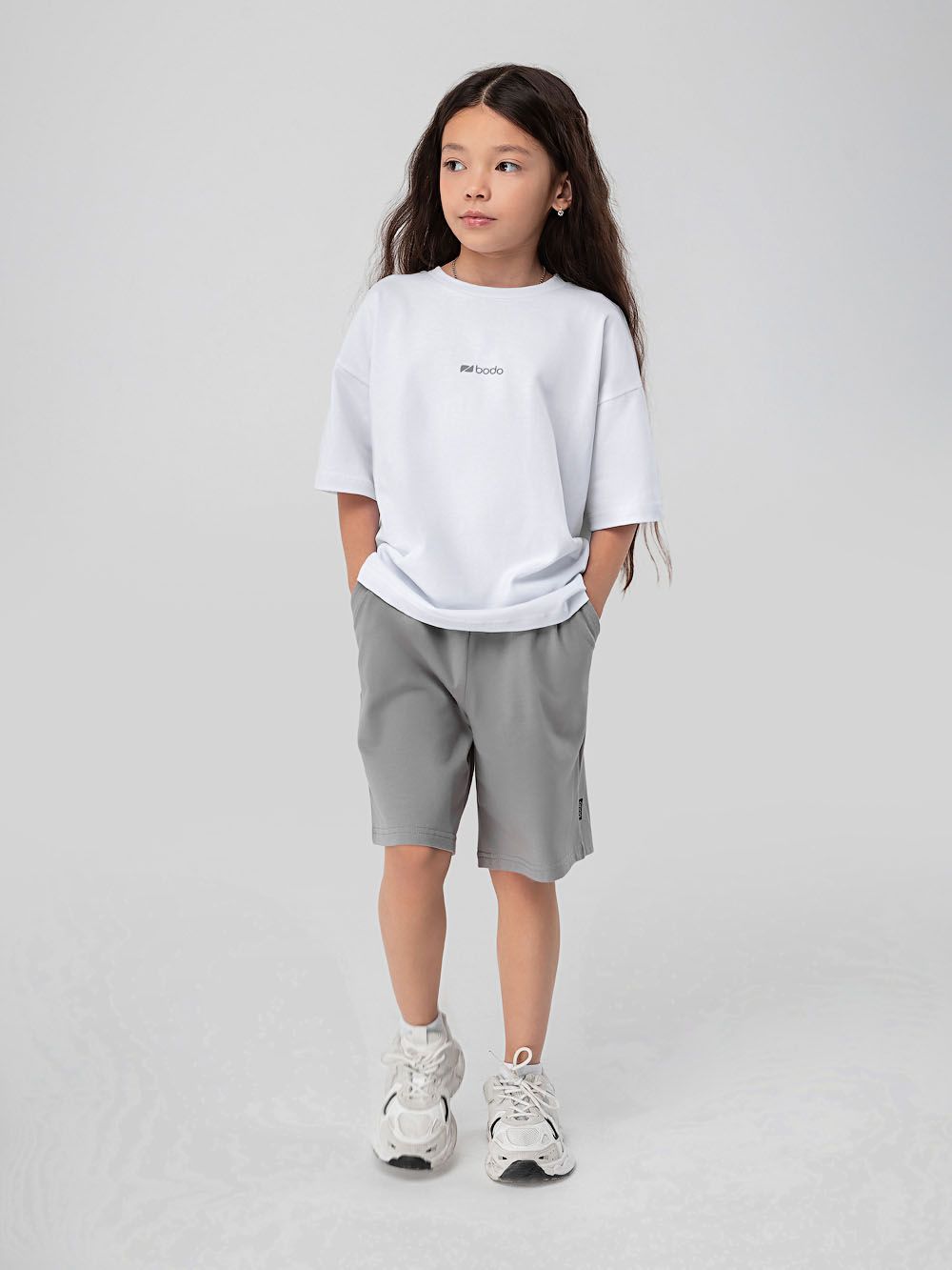 Шорты свободные с карманами - фото 3