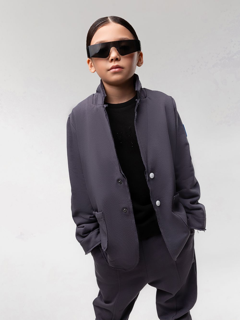 Пиджак с необработанными краями - фото 2