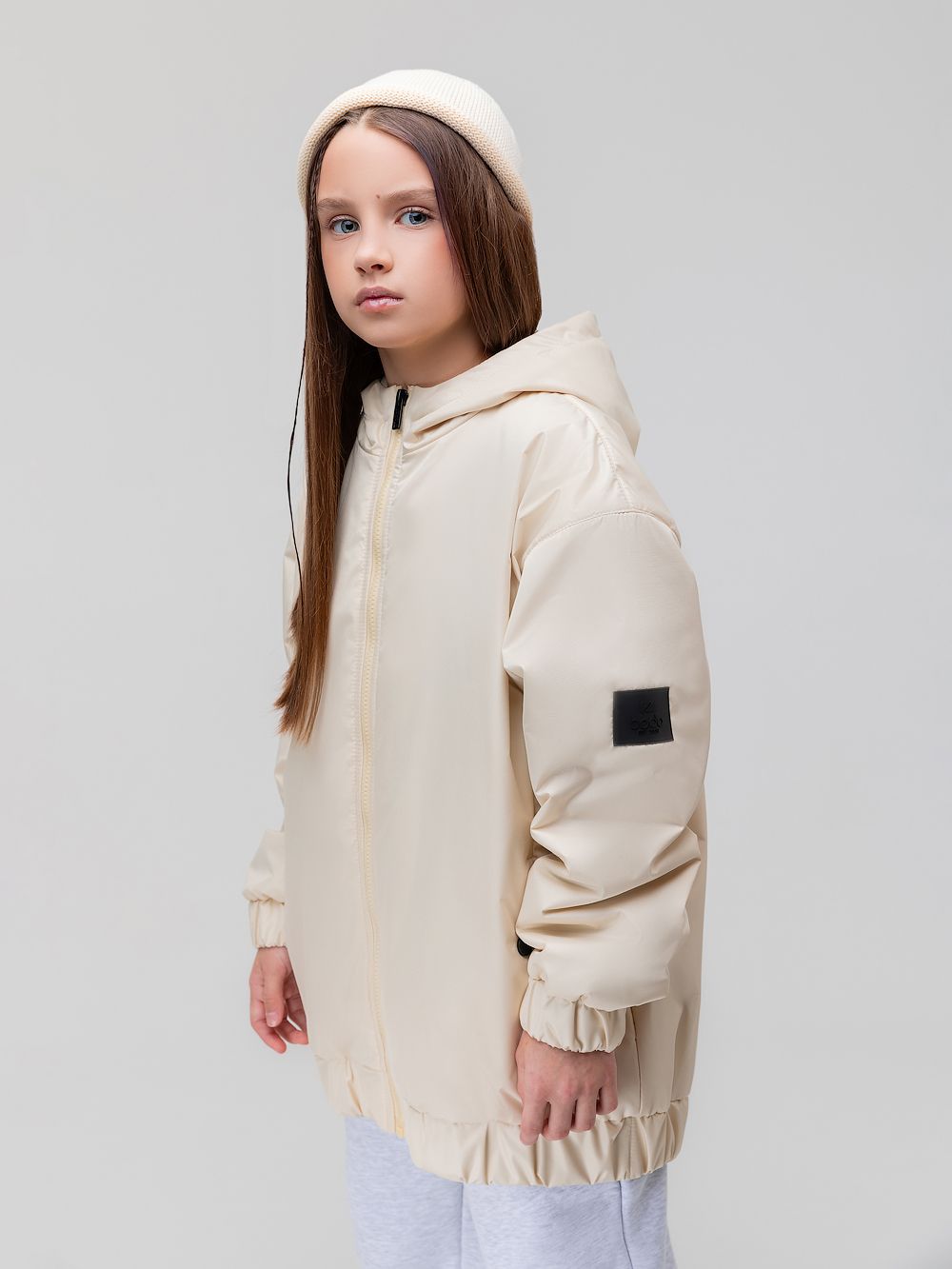 Куртка с капюшоном со стойкой - фото 7