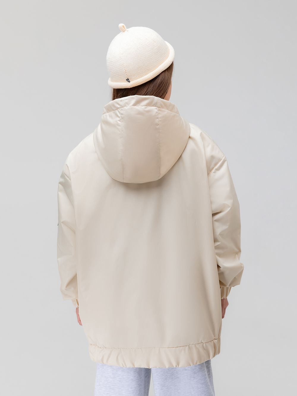 Куртка с капюшоном со стойкой - фото 9