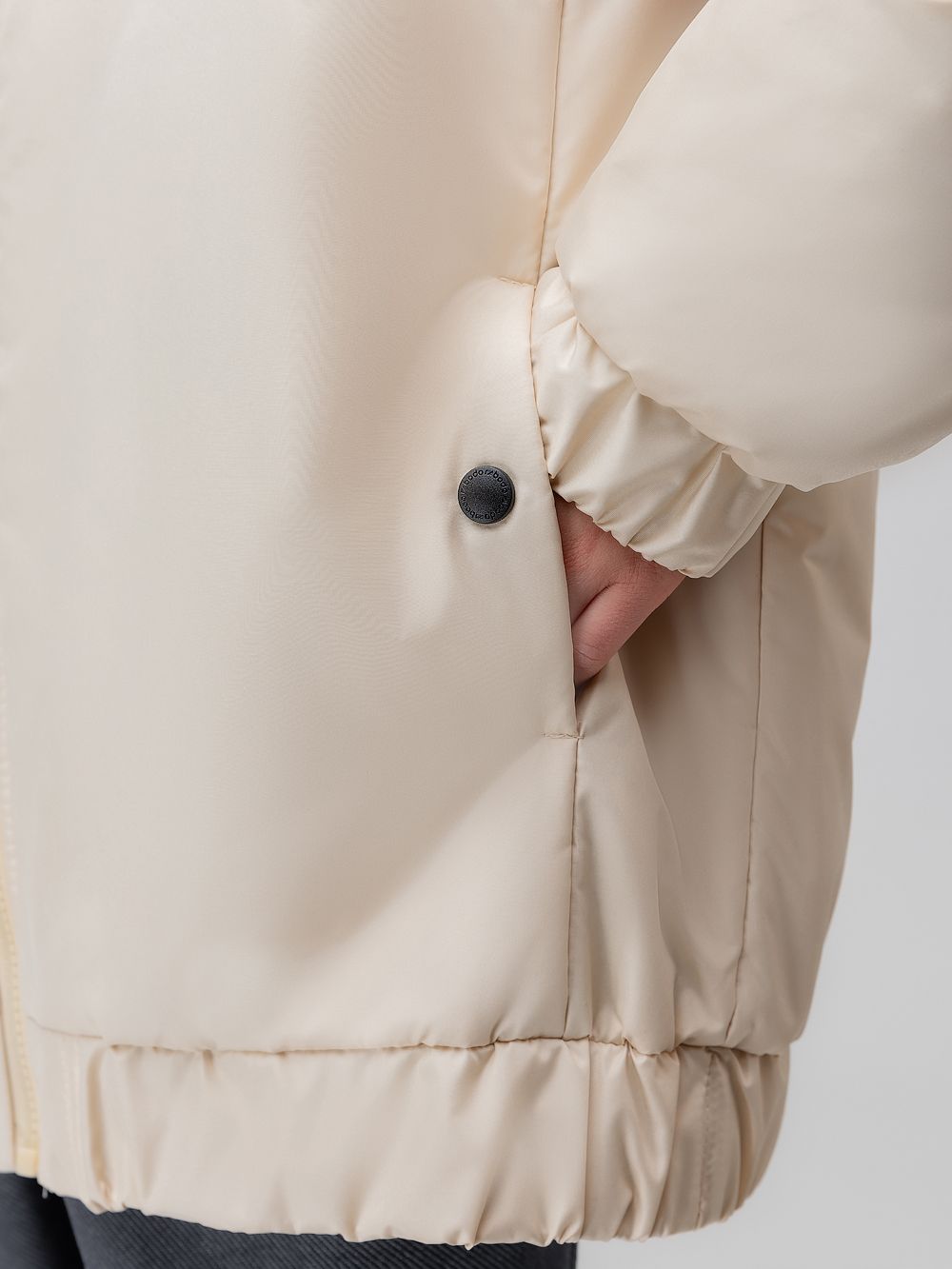 Куртка с капюшоном со стойкой - фото 10