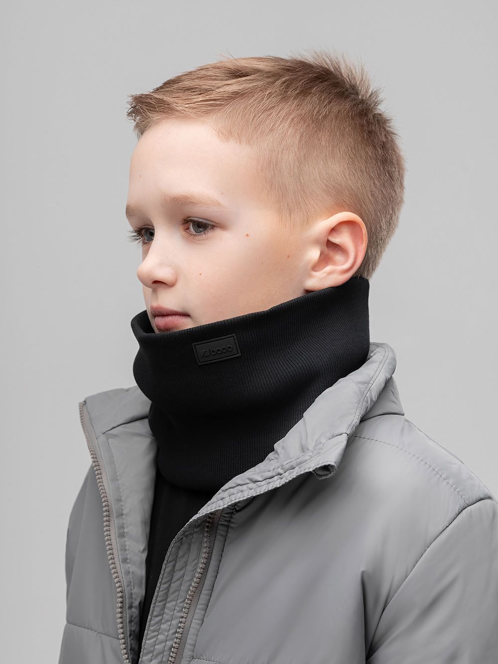 Шарф (Снуд) в рубчик - фото 2