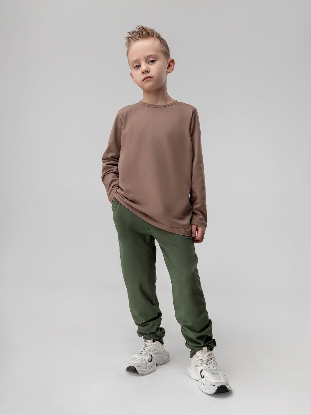 Брюки однотонные - фото 2