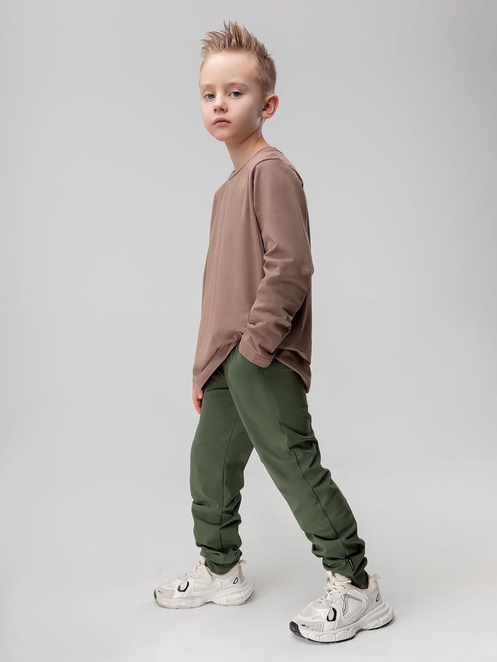 Брюки однотонные - фото 4