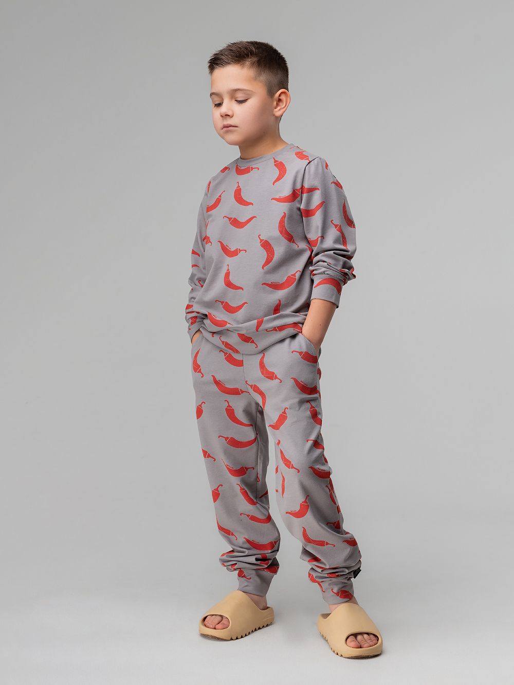 Костюм тонкий с набивкой - фото 1