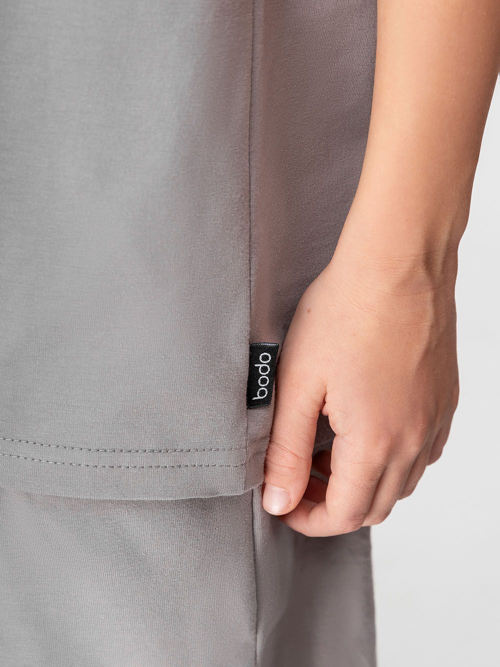 Костюм однотонный с шортами - фото 7