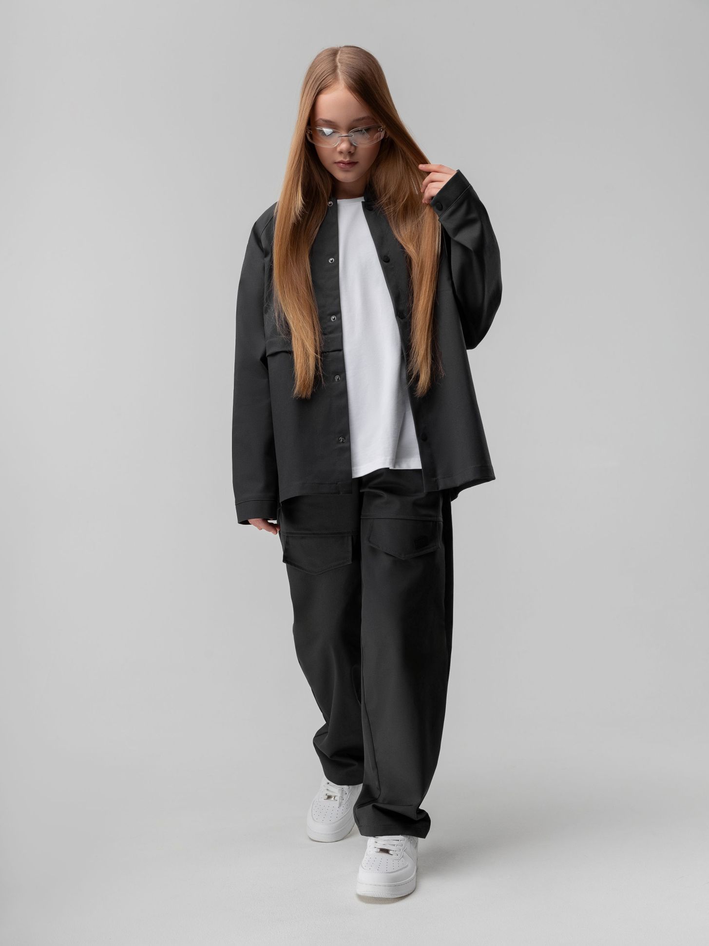 Костюм из ткани саржевого переплетения - фото 5