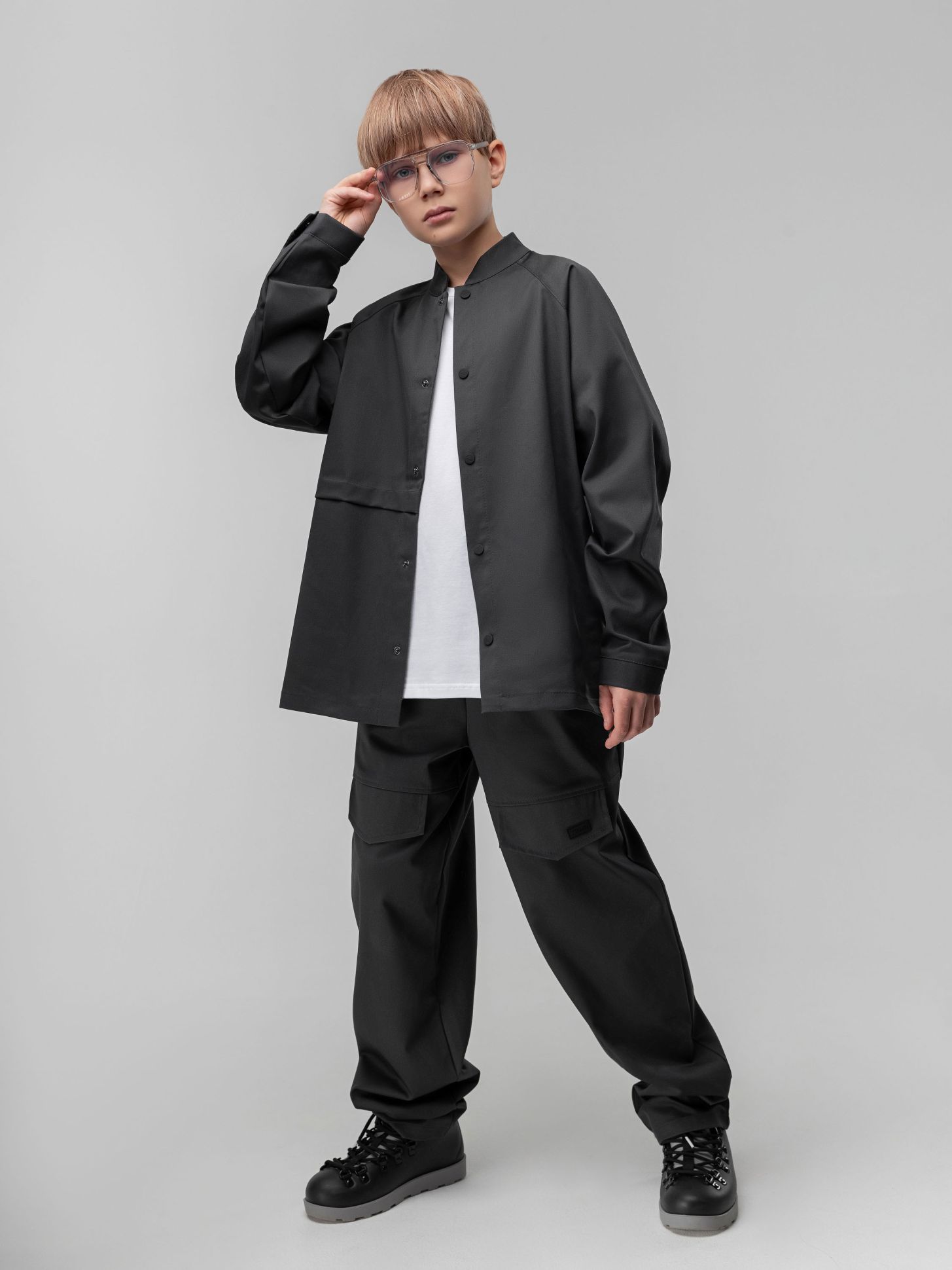 Костюм из ткани саржевого переплетения - фото 3