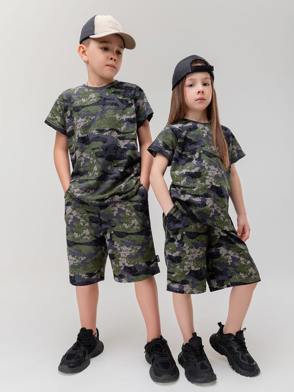 Костюм свободный с шортами - фото 2