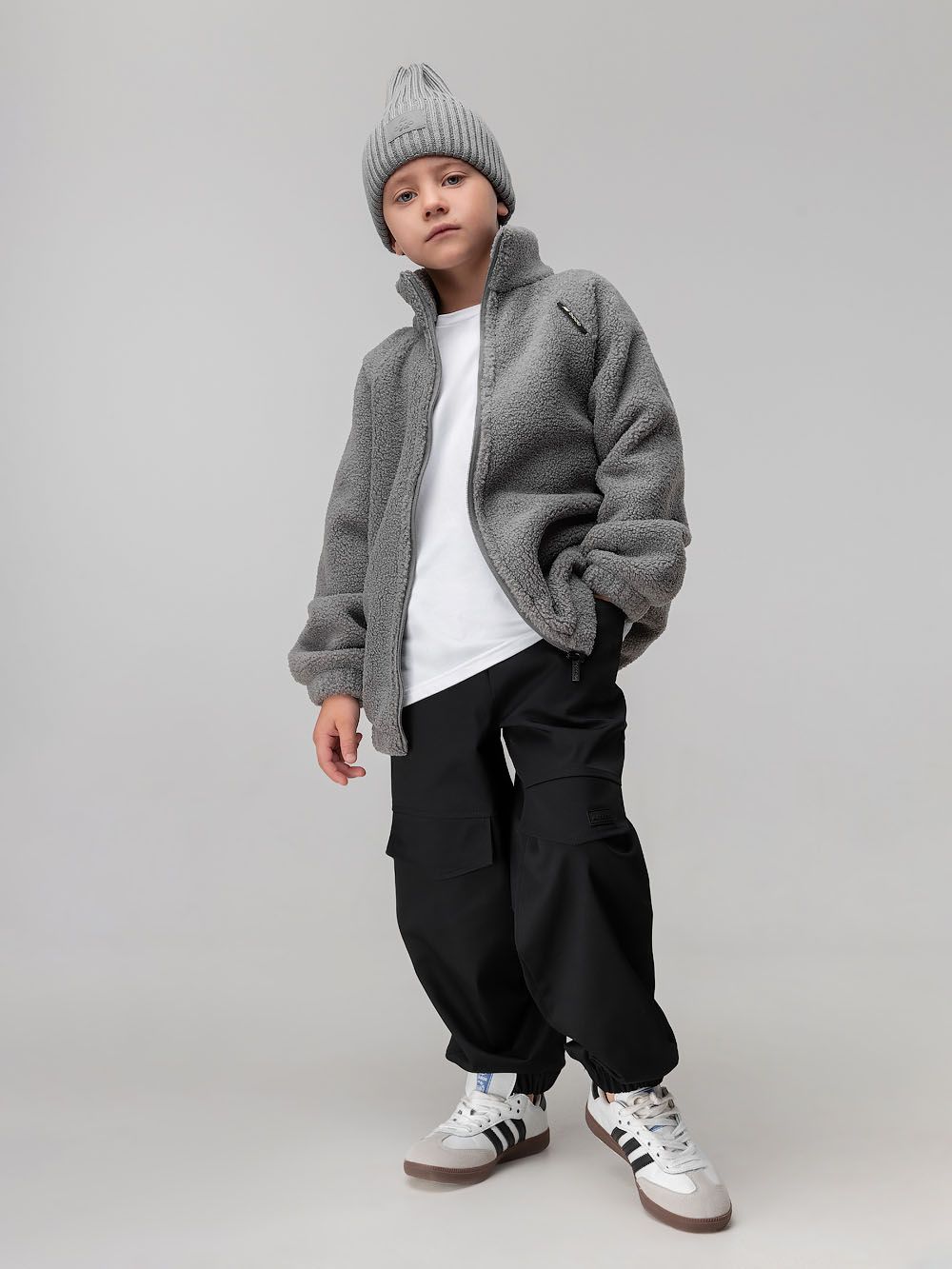 Шапка - тыковка с нашивкой - фото 4