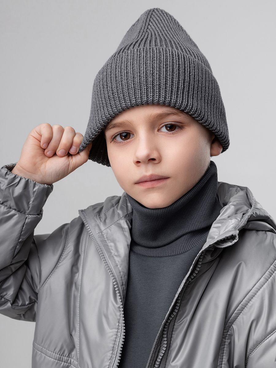 Шапка - тыковка вязаная - фото 1