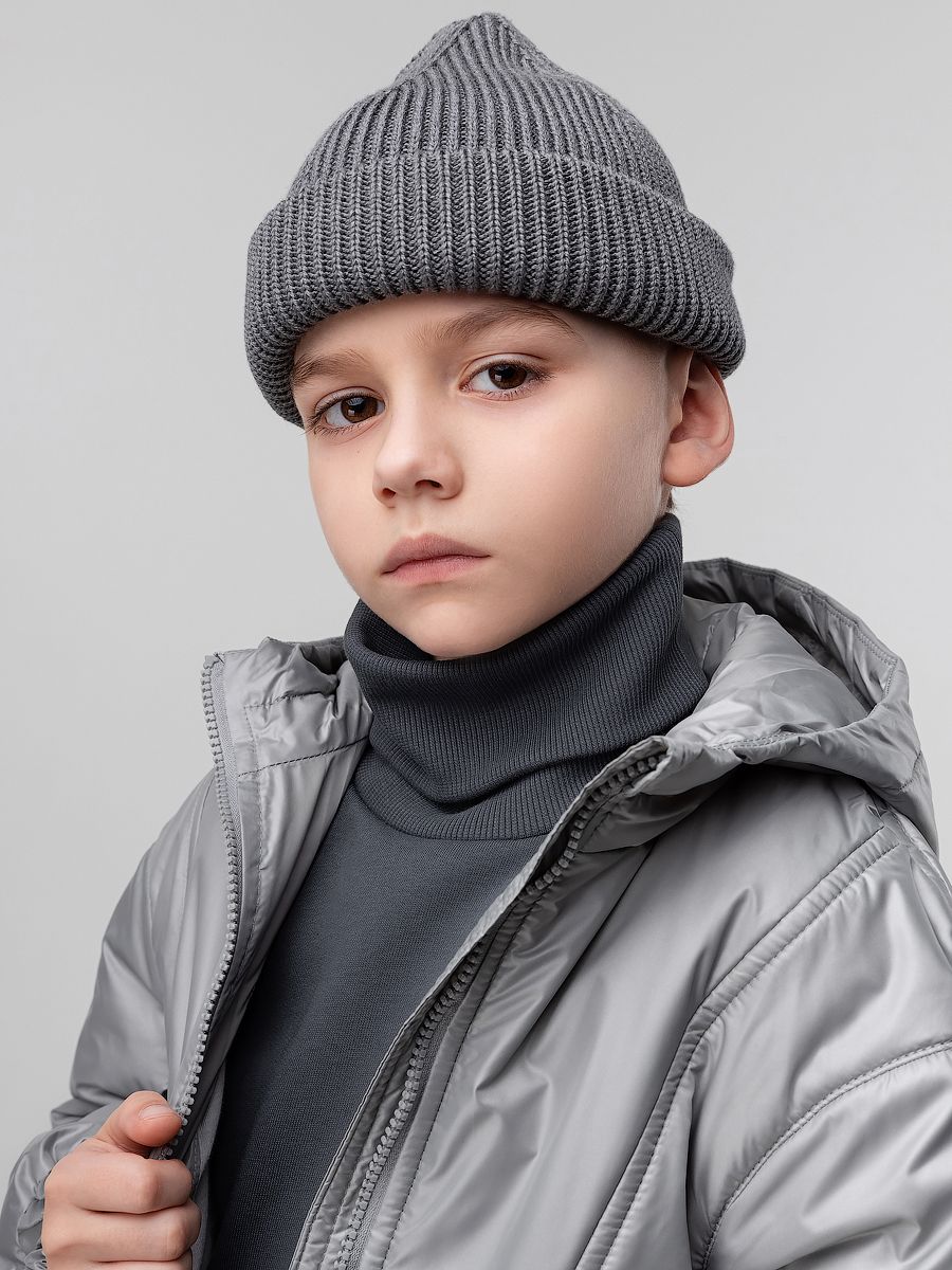 Шапка - тыковка вязаная - фото 4