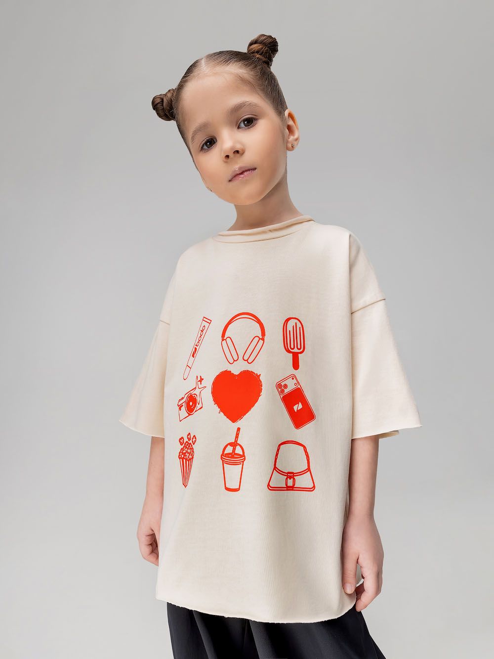 Футболка с принтом 