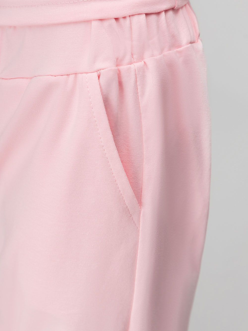 Костюм однотонный с шортами - фото 7